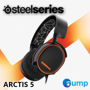 SteelSeries Arctis 5 Wired 7.1 RGB Surround Sound Gaming Headset - Black