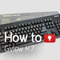 วิธีการตั้งค่า Gview Gaming Keyboard K7