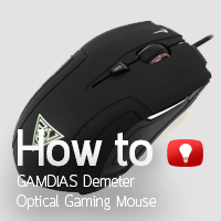 การตั้งค่ามาโคร Mouse GAMDIAS Demeter Optical Gaming Mouse