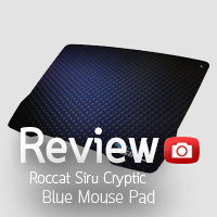 Review (รีวิว)  Roccat Siru Cryptic Blue Mouse Pad