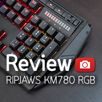 [รีวิว-Review] G-Skill RIPJAWS KM780 RGB Mechanical Gaming Keyboard (Cherry MX RGB Brown)
