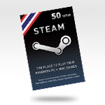 Steam Wallet 50 บาท (ขาย 60 บาท)