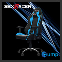 RexRacer Gaming Chair REXa002 - Blue (เก้าอี้เล่นเกม-จัดส่งฟรี)