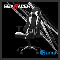RexRacer Gaming Chair REXa003 - White (เก้าอี้เล่นเกม-จัดส่งฟรี)