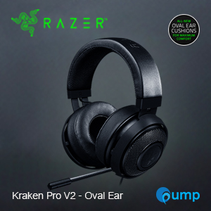 Razer Kraken Pro V2 Oval EarCup Gaming Headset - Black