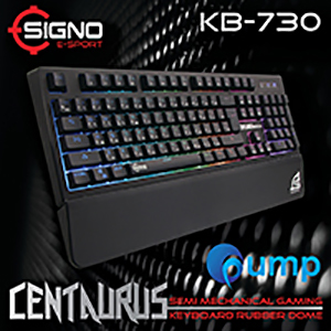 Signo E-Sport KB-730 Centaurus Semi Mechanical Gaming Keyboard Rubber Dome