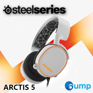 SteelSeries Arctis 5 Wired 7.1 RGB Surround Sound Gaming Headset - White