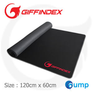 GIFFINDEX พรมปูโต๊ะทำงาน รุ่น B60 - สีดำ