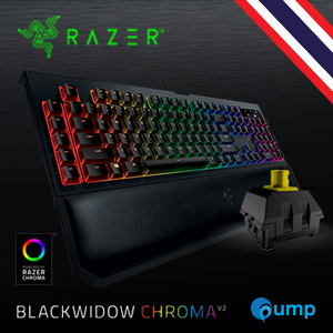 Razer Blackwidow Chroma V2 Gaming Keyboard (Yellow Switch) - Key Thai