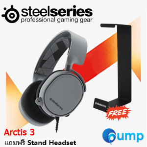 SteelSeries Arctis 3 Slate Grey Gaming Headset with 7.1 Surround แบบ Analog - Grey