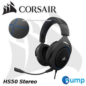 Corsair HS50 Stereo Gaming Headset - Blue