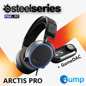 SteelSeries Arctis Pro RGB 7.1 Surround Sound + GameDAC AudioMix Gaming Headset
