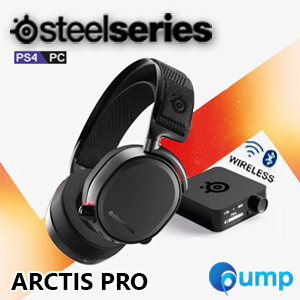 SteelSeries Arctis Pro Dual Wireless & Bluetooth DTS X 7.1 v2.0 Surround Sound - Black