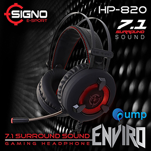 Signo E-Sport HP-820 7.1 Surround Sound Gamming Headphone
