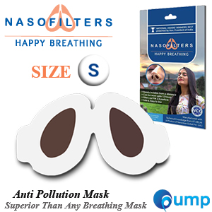 Nasofilters Anti Pollution Mask Happy Breathing - Size : S (30ชิ้น)