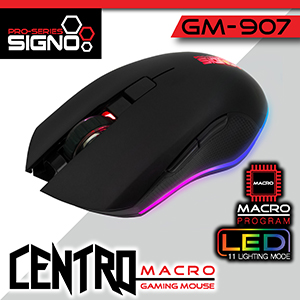 Signo E-sport GM-907 CENTRO Macro Gaming Mouse