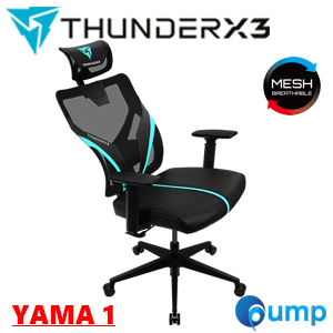 ThunderX3 YAMA1 ERGONOMIC Gaming Chair - Black/Cyan