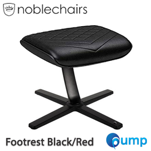 Noblechairs Footrest PU Gaming Chair - Black/Red