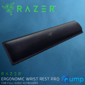 Razer Ergonomic Wrist Rest Pro Cooling Gel-Infused  Full-Size Keyboard
