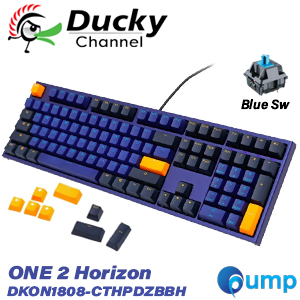 Ducky One 2 Horizon Double Shot PBT Mechanical Keyboard - Blue
