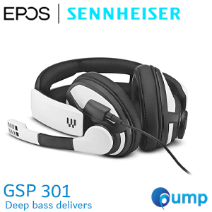 EPOS GSP 301 Closed Acoustic Gaming Headset - White