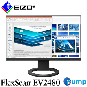 EIZO FlexScan EV2480 Workstation Eyecare Full HD LED Monitor - BLACK
