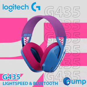 Logitech G435 Ultra-light Wireless Bluetooth Gaming Headset - (Blue & Raspberry)
