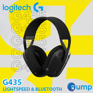 Logitech G435 Ultra-light Wireless Bluetooth Gaming Headset - (Black & Neon Yellow)