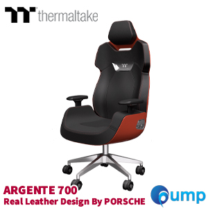 Thermaltake ARGENT E700 Real Leather Gaming Chair - Flaming Orange