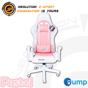 Neolution E-Sport Pastel Gaming Chair - White Pink