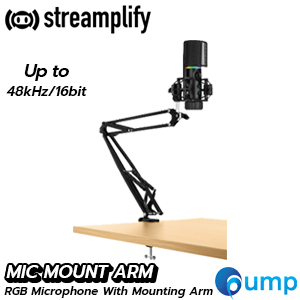 Streamplify MIC MOUNT ARM RGB Microphone