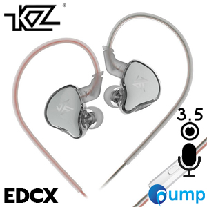 KZ EDCX - In-Ear Monitors - 3.5mm With MIC - Gray