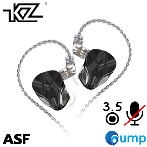 KZ ASF - In-Ear Monitors - 3.5mm - Black