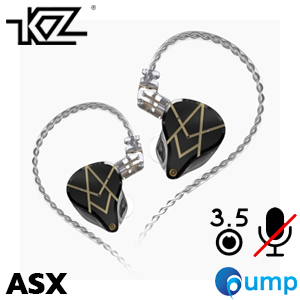KZ ASX - In-Ear Monitors - 3.5mm - Black