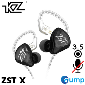 KZ ZST X - In-Ear Monitors - 3.5mm - Black