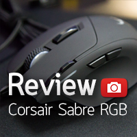 [รีวิว-Review] Corsair Sabre Laser RGB Gaming Mouse 