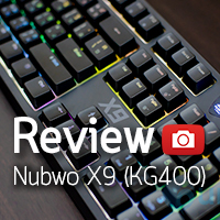 [รีวิว-Review] Nubwo X9 (KG400) Semi Mechanical Keyboard 