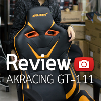 [รีวิว-Review] AKRacing GT-111 Supersports Gaming Chair (Black/Orange)
