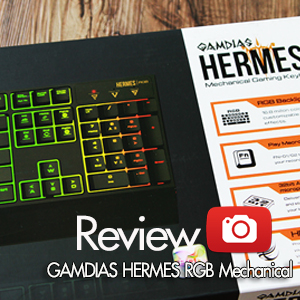 [รีวิว-Review] GAMDIAS HERMES RGB Mechanical Gaming Keyboard (Blue Switch)
