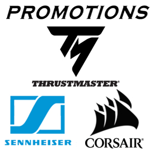 โปรโมชั่นเดือนกันยายน ลดกระหน่ำ แจกกระจ่าย Sennheise ,Corsair ,Thrustmaster !!!!