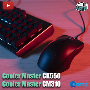 [รีวิว-Review] คีย์บอร์ด+เม้าส์ Coolermaster CK550, CM310