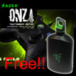 ซื้อ RAZER ONZA TOURNAMENT ฟรีกระติ๊กน้ำอลูมิเนียมอย่างดี  จาก Razer 