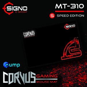 Signo E-Sport Corvus MT-310 Gaming Mouse Pad Size M (Speed)