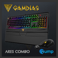 GAMDIAS ARES 7 COLOR COMBO GKC6011 Gaming Bundleset