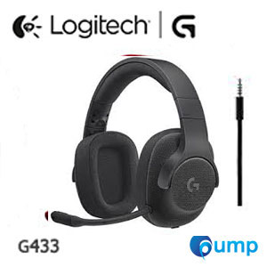 Logitech G433 Surround Sound 7.1 Gaming Headset With DTS - Black