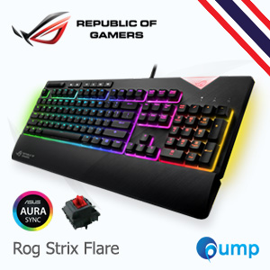 Asus Rog Strix Flare RGB Mechanical Gaming Keyboard - Red SW Key-TH