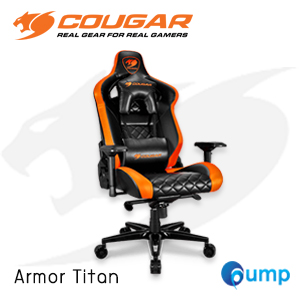 Cougar Armor Titan Gaming Chair - Black/Orange