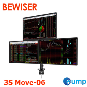 Bewiser LCD Monitor Stand 3S Move - 06 ขาตั้งจอ 3 จอ (1จอบน 2 จอล่าง)