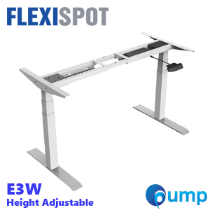 FLEXISPOT E3 WHITE Height Adjustable Desk - Frame - ขาโต๊ะปรับระดับ (By-Order)