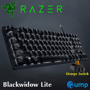 Razer Blackwidow Lite Mechanical Orange Sw + O-Ring Silent Gaming Keyboard